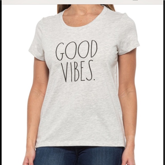 Rae Dunn Tops - Rae Dunn good vibes T-shirt